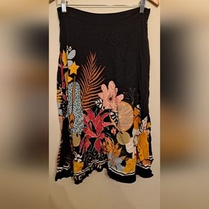 Farm Rio floral skirt